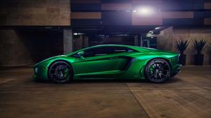 Stunning Luxury Car in Golden Sunset Wallpaper