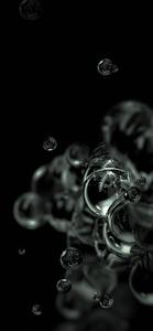 Stunning Samsung Full HD Bubbles in the Dark Wallpaper samsung full hd wallpaper