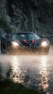 Stunning Sports Car in Sunset Wallpaper