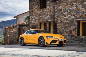 Stunning Supra Car in Motion supra wallpaper
