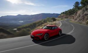Stunning Supra Car in Vibrant Landscape supra wallpaper