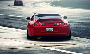 Stunning Toyota Supra Racing on Track supra wallpaper