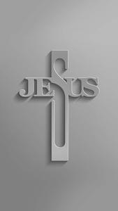 Stylised Cross Jesus Phone jesus phone wallpaper