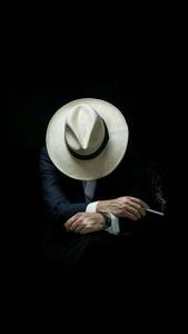 Stylish Bad Boy with White Hat bad boy wallpaper