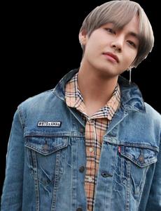 Stylish Denim Jacket Man taehyung wallpaper