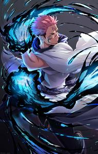 Sukuna Flame Technique Wallpaper