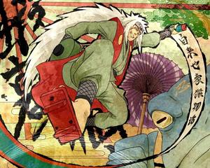 Sumi-e Style Jiraiya Art jiraiya wallpaper