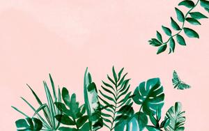 Summer Aesthetic Green Leaves Art summer aesthetic wallpaper