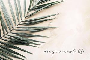 Summer Aesthetic Palm Leaves With Quote summer aesthetic wallpaper