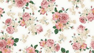 Summer Aesthetic Pink Flowers Pattern summer aesthetic wallpaper
