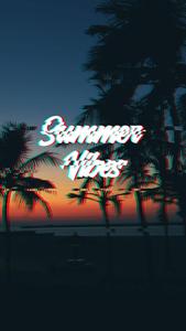 Summer Vibes Glitch Summer iPhone summer iphone wallpaper