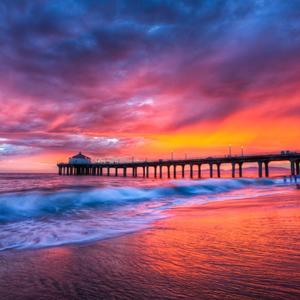 Summer's Serenity: A Dusky Beach Retreat summer aesthetic wallpaper