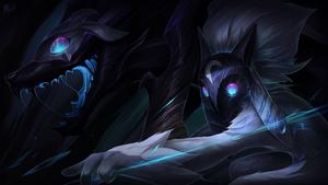 Summon Kindred, the Eternal Hunters of League of Legends  Wallpaper