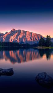 Sunset On Lake Nature 4K iPhone 4k nature iphone wallpaper