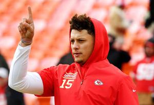 Super Bowl Champion Patrick Mahomes Celebrating Victory patrick mahomes wallpaper