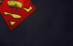 Super Strength with the Superman Logo superhero wallpaper