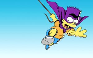 Superhero Bart Simpson bart simpson wallpaper