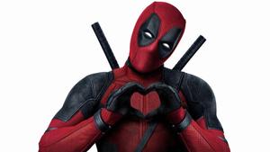 Superhero Deadpool Sending Love deadpool wallpaper