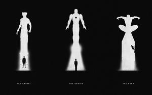 Superheroes inspired by shadows and reflections marvel wallpaper
