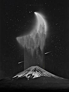Superimposed Moon Aesthetic moon aesthetic wallpaper