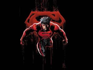 Superman rises to the challenge of crime fighting superhero wallpaper
