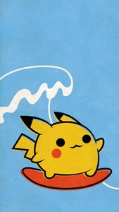 Surf's Up! Pikachu hangs ten! pikachu wallpaper