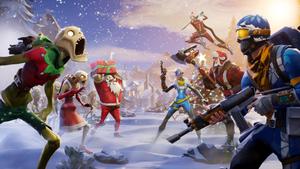 Survive the Holidays with Fortnite Save the World  Wallpaper