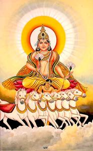 Surya Bhagwan Huge Halo surya bhagwan wallpaper