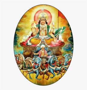 Surya Bhagwan In An Oval Shape surya bhagwan wallpaper
