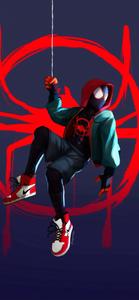 Swinging through the city skyline, Spider-Man is ready to take on any challenge. spider man aesthetic wallpaper