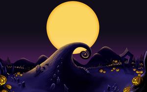 Take a magical journey to Halloween Town, with The Nightmare Before Christmas! nightmare before christmas wallpaper