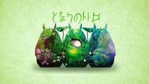 Take a stroll through the magical forest of Totoro totoro wallpaper