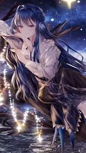 Take a walk on the Dark Side with this Mischievous Cute Anime cute dark anime wallpaper