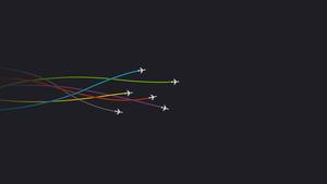 Take flight with the minimalist aero airplane. minimalist wallpaper