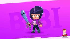 Take On Bibi From Brawl Stars brawl stars wallpaper