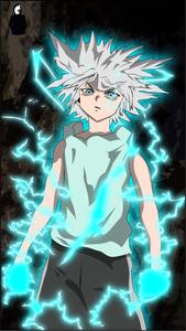 Taking a leap of faith killua wallpaper
