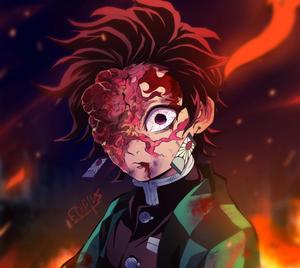 Tanjiro, an aspiring demon slayer tanjiro wallpaper