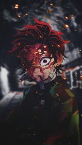 Tanjiro Bloody Demon Slayer PFP demon slayer pfp wallpaper