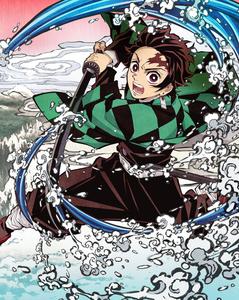 Tanjiro bravely faces danger. tanjiro wallpaper