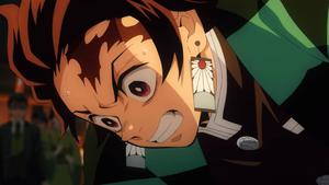 Tanjiro in a rage, determined to take on any challenge thrown his way tanjiro wallpaper
