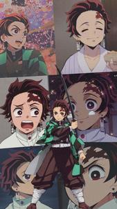 Tanjiro Kamado from Demon Slayer: Kimetsu no Yaiba powered up with the Nichirin Blade tanjiro wallpaper
