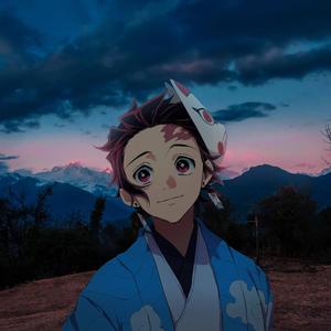 Tanjiro PFP Dusky Mountains tanjiro pfp wallpaper