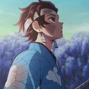 Tanjiro PFP Look Up Pose tanjiro pfp wallpaper