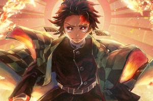 Tanjiro PFP Raging Sun tanjiro pfp wallpaper