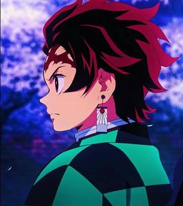 Tanjiro Staring Demon Slayer PFP demon slayer pfp wallpaper
