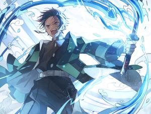 Tanjiro, Surrounded by Nature tanjiro wallpaper