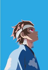 Tanjiro takes up his blade in the fight against evil tanjiro wallpaper