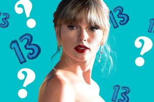 Taylor Swift Favorite Number Thirteen Background taylor swift wallpaper