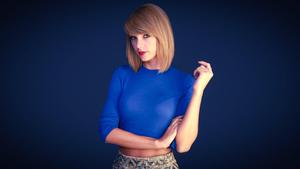 Taylor Swift in Blue taylor swift wallpaper
