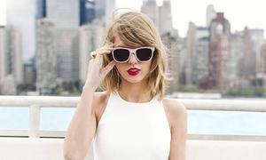 Taylor Swift strikes a pose in all white taylor swift wallpaper